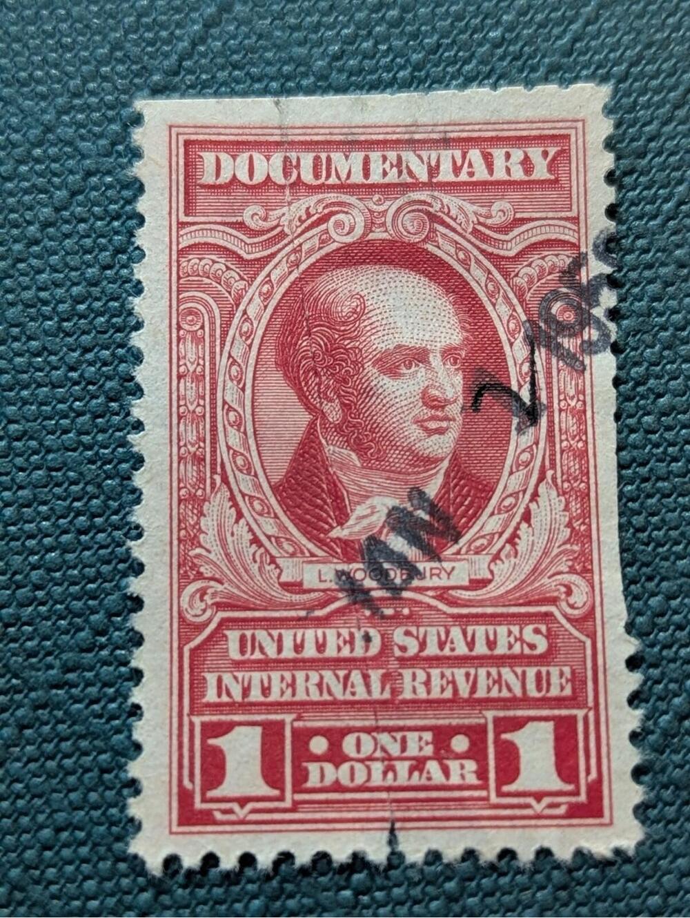 US Scott R548, Revenue Documentary $1.00, Used, NG, F/VF Series 1950